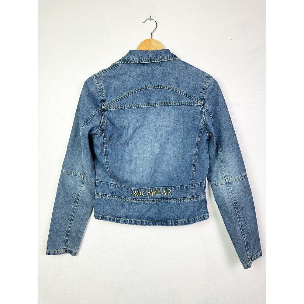 Y2K Rocawear Embroidered Denim Jacket - Picture 2 of 7